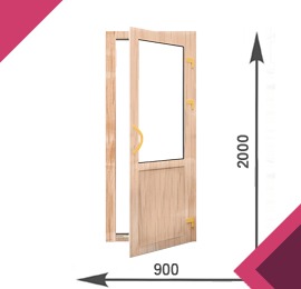 Входная дверь одностворчатая ламинированная 900x2000